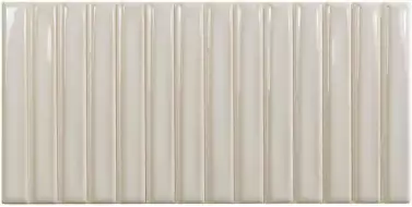 128697 Плитка Sweet Bars Deep White 12,5x25